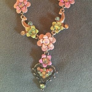 Necklace and earrings